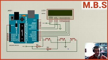 Протеус 8 симуляция таймера - секундомера на Arduino Uno. Статья в описании