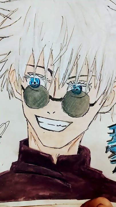 When Kakashi Visits JJK 😂🔥#jjk #naruto #narutoshippuden #jujutsukaisen #gojo #gojosatoru #drawing