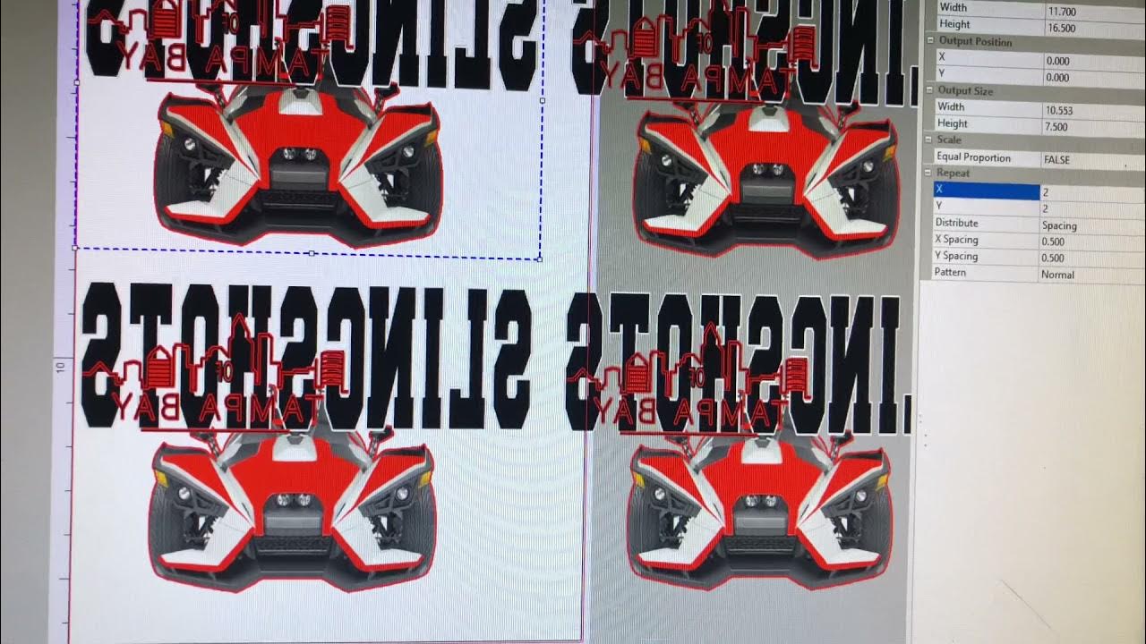 DTF how to duplicate an image for printing multiple on one page on