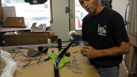 BR shows you the best way to get the wiring in your handlebars