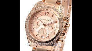 フェミニン ★ Michael Kors ★ BLAIR レディース腕時計 MK5263 MICHAEL KORS WATCH MK5263 BLAIR ROSE GOLD REVIEW WOMENS
