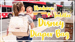 What's In My Diaper Bag For Disney World 2021 | Newborn and Toddler