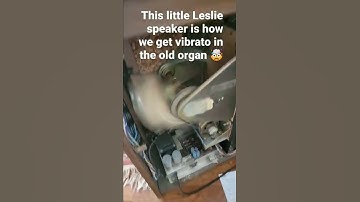 Old organ Leslie speaker