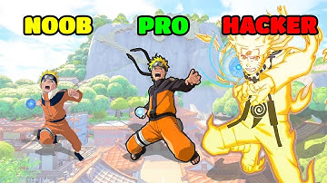 Manga Run: Rasengan! Gameplay - NOOB vs PRO vs HACKER (iOS/Android)