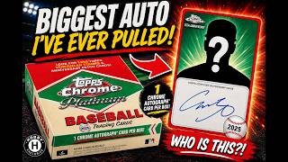 Best Auto I Have Ever Pulled Myself: 2025 Topps Chrome Platinum Anniversary Hobby Box Rip