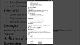 Database security and access control notes link in description