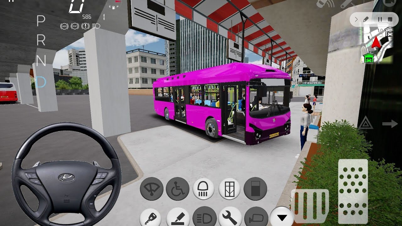 [3D운전게임] 딱이터미널연계버스 03C 운행 (이촌프라이빗아파트. 이촌역사거리 --- 이태원역 --- 서울역 --- 북서울종합버스터미널 GATE 3)