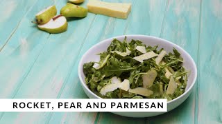 Rocket, Pear & Parmesan Salad by Elena Duggan Rocket Pear Salad