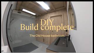Wrapping up the bathroom install in the old house Wrapping up the bathroom install in the old house