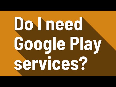 Video: Ho bisogno di Google Play Services per ar?
