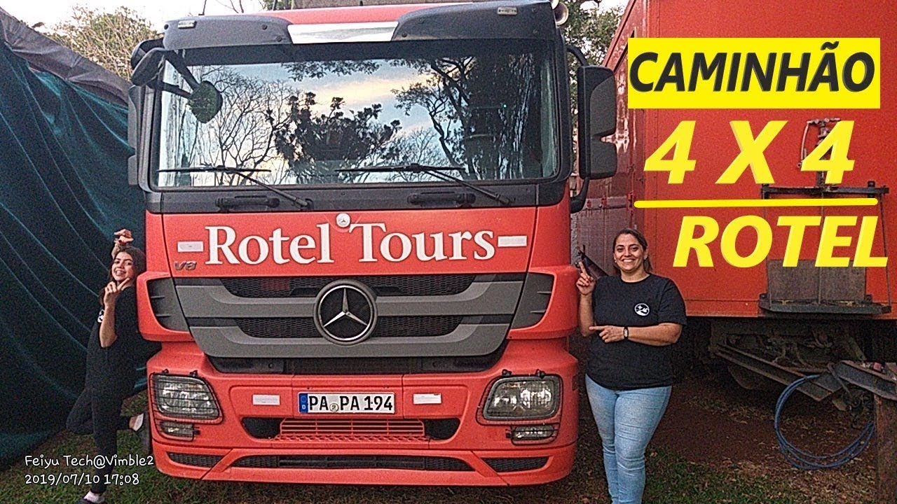 Rotel móvel - Caminhão Alemão 4X4 Top!