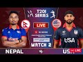 NEPAL VS USA 2ND T20I MATCH LIVE