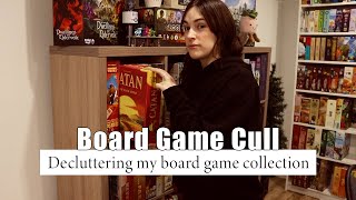 Beginning of the year board game cull! | Decluttering my board game collection