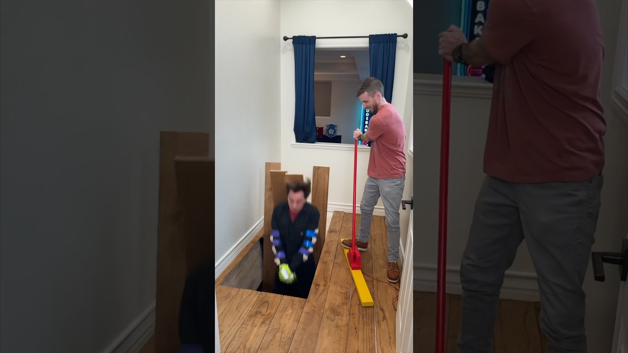 Trap Door test goes wrong 😭😵