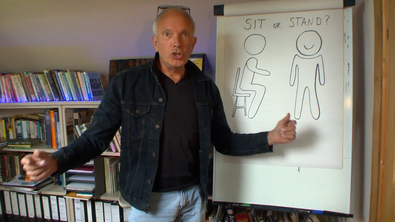 Should you sit or stand for live streams and videos? YouTube