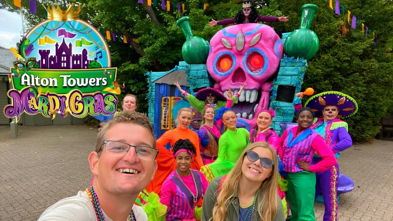 Alton Towers Mardi Gras Vlog 2022