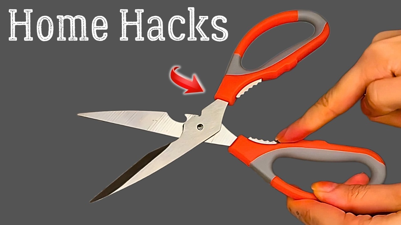 ПОЧЕМУ НА КУХОННЫХ НОЖНИЦАХ ЕСТЬ ЗУБЫ? Умные кухонные лайфхаки, которые нужно попробовать  сейчас