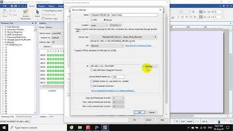 cách kết nối HMI weintek 8071ip với PLC mitsubishi Q03UDE