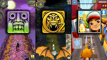Temple Run 2 Spooky Summit Vs Temple Run Oz Vs Subway Surfers Zurich - Endless Run Gameplay #070621