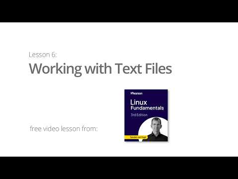 Learn working with Text Files - Linux Fundamentals Tutorial