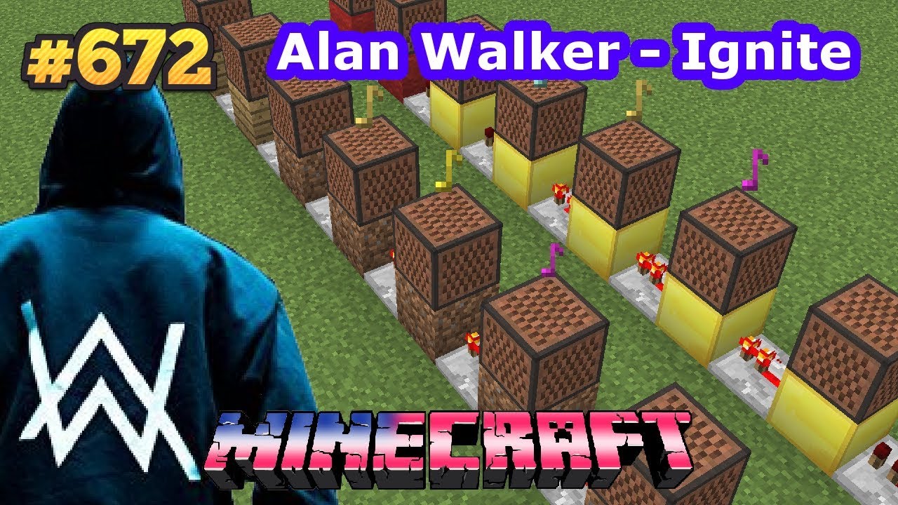 Minecraft Alan Walker Ignite Noteblock Tutorial Youtube