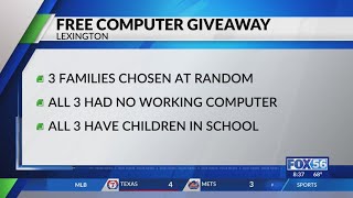 National nonprofit gives away computers to Lexington families