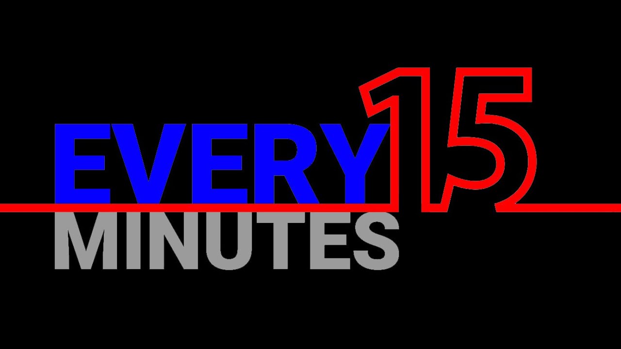 Every 15 minutes. 15 minutes. &quot;varrick&quot; 15 minutes. 15 minutes fig.