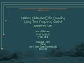 CCOM Seminar - Multiping Multibeam Echo Sounding Using Time Frequency Coded Waveform Sets