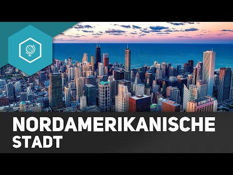 Die nordamerikanische Stadt