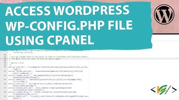 How to Access WordPress wp-config.php File using cPanel | Open & Edit Config File