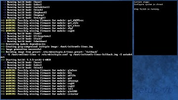 Arch Linux installation recording to kernel 5.3.6-arch1-1-ARCH (testing)