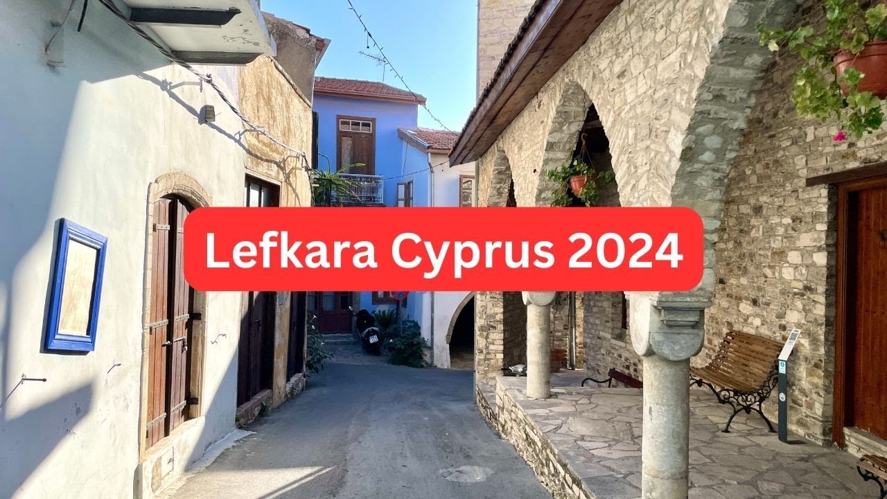 Discover the Charm of Lefkara Village | 4K Walking Tour | Cyprus 2024