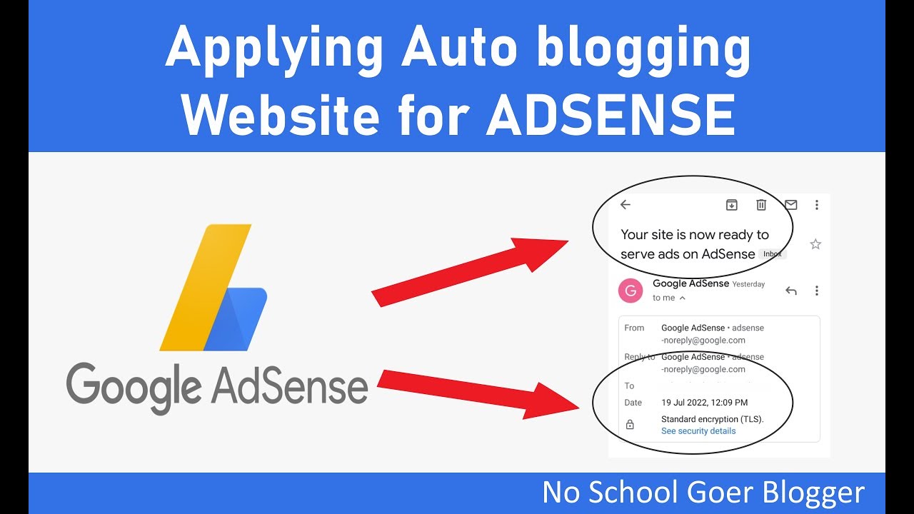 Autoblogging Site Applying for AdSense | No School Goer Blogger