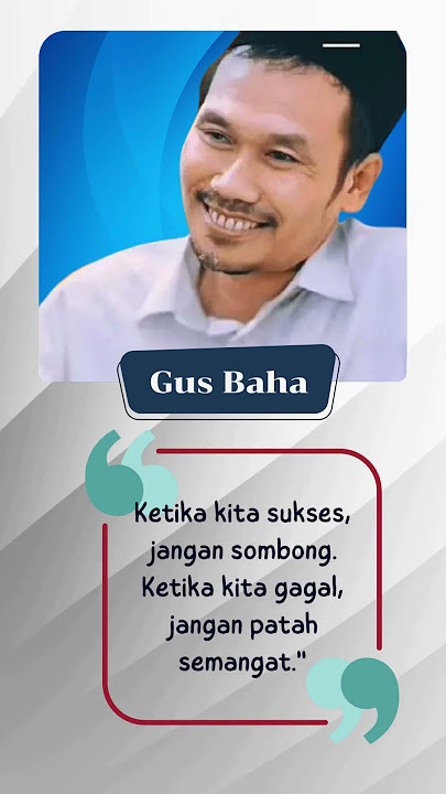 18 Ketika kita sukses, jangan sombong  Ketika kita gagal, jangan patah semangat