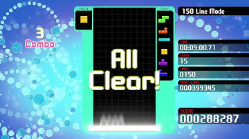 all clear ending in tetris 99 marathon mode!