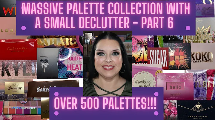 MASSIVE 2021 EYESHADOW PALETTE COLLECTION PART 6 OF 6 - With a small declutter - OVER 500 PALETTES!!