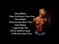 2Pac ft. Anthony Hamilton - Dear Mama DJ Moey Remix