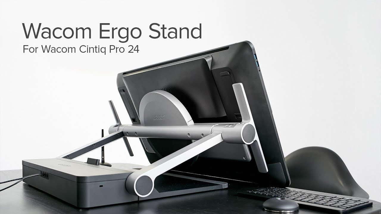 Wacom Ergo Stand And Desk Arm For Cintiq Pro 24 And 32