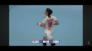 Vladana Mitrović - Golovi Na Ihf Svetskom Juniorskom Prvenstvu, Skoplje 2024. Srbija Argentina.