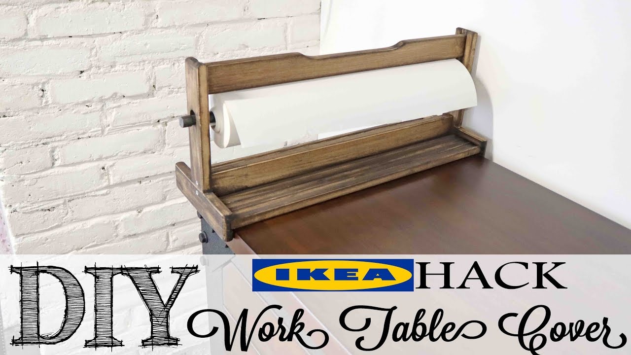 DIY Butcher Paper Roll Holder IKEA Hack » Megan Leigh Acosta