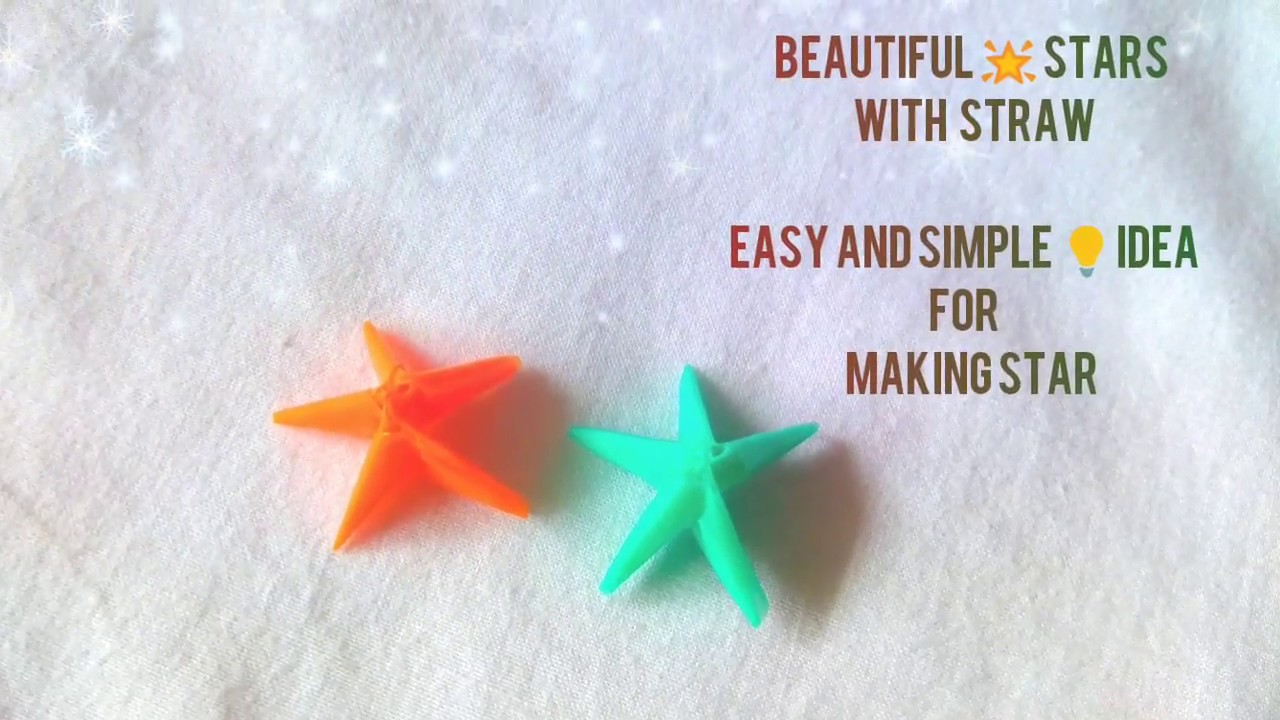 Straw Star Instructions