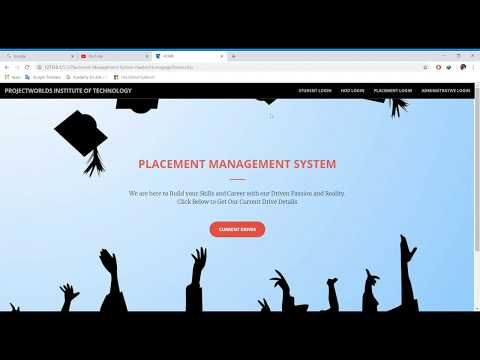 Placement Management System Project in PHP