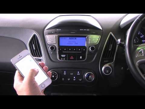 How to sync your iPhone to the bluetooth system in an Hyundai IX 35