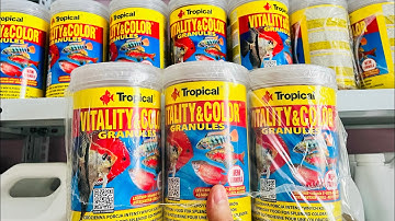 Review Tropical Vitality & Color- Thức ăn cá cảnh cao cấp kích màu rực rỡ cho các dòng cá cảnh