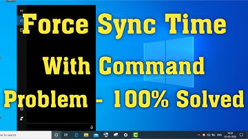 How to Force Sync Time With Command in Windows 10