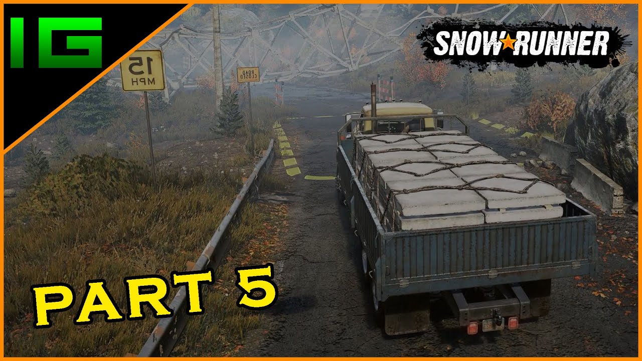 Clearing out the road | SNOWRUNNER Gameplay Walkthrough - Day 5 - YouTube