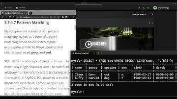 Working with NULL Values and Pattern Matching: Retrieving Information from a Table - MySQL.