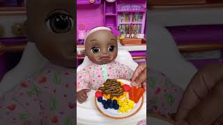 Baby Alive Dolls Feeding With Mini Food #babyalive #dolls #doll #minifood