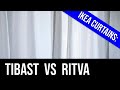 TIBAST VS RITVA: IKEA CURTAIN SHOWDOWN // which Ikea curtain is better for you?