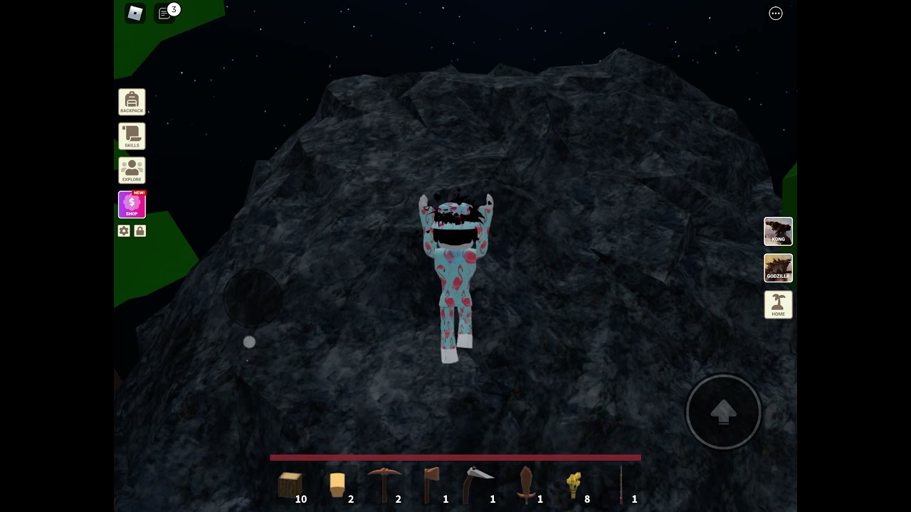 How to get godzilla staff in islands